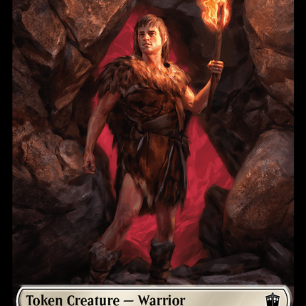 Warrior // Food (0025) Double-Sided Token [Doctor Who Tokens]