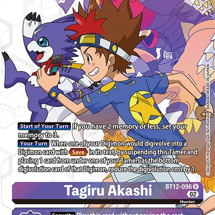 Tagiru Akashi [BT12-096] (Alternate Art) [Across Time]