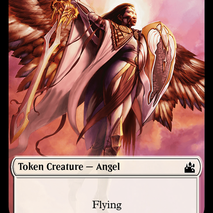 Saproling // Angel (0002) Double-Sided Token [Ravnica Remastered Tokens]