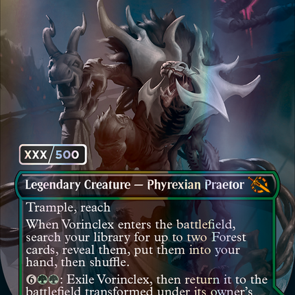 Vorinclex // The Grand Evolution (Borderless) [March of the Machine] Serialized Foil