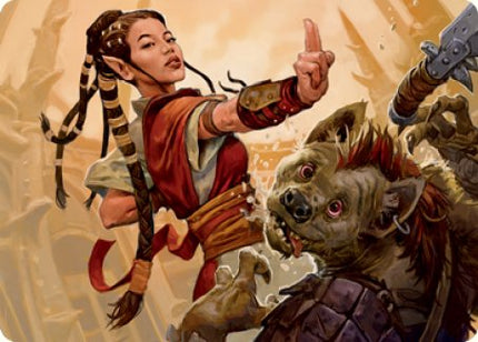 Half-Elf Monk // Half-Elf Monk (Borderless) [Adventures in the Forgotten Realms Art Series]