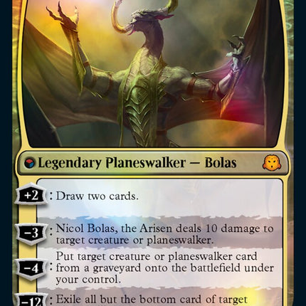 Nicol Bolas, the Ravager // Nicol Bolas, the Arisen [Judge Gift Cards 2021] Foil