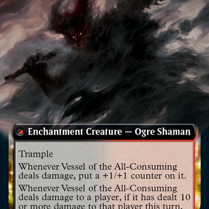 Hidetsugu Consumes All // Vessel of the All-Consuming (Extended Art) [Kamigawa: Neon Dynasty]