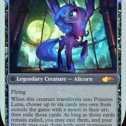 Nightmare Moon // Princess Luna (waxingandwaningmoondfc) [Ponies: The Galloping] Foil