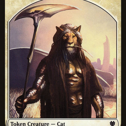 Rat (003) // Cat (001) Double-sided Token [Commander 2017 Tokens]