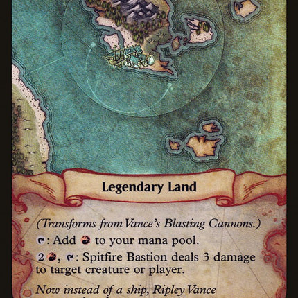 Vance's Blasting Cannons // Spitfire Bastion (compasslanddfc) [XLN Treasure Chest] Foil
