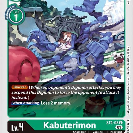 Kabuterimon [ST4-08] (Winner Pack Xros Encounter) [Starter Deck: Giga Green Promos]