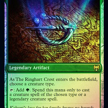 Kolvori, God of Kinship // The Ringhart Crest [Kaldheim Promos] Prerelease Foil