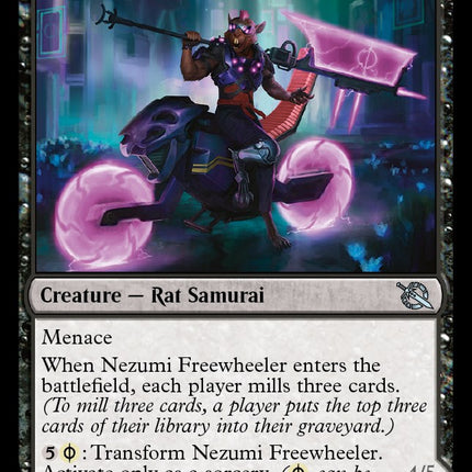 Nezumi Freewheeler // Hideous Fleshwheeler [March of the Machine]