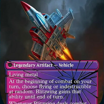 Blitzwing, Cruel Tormentor // Blitzwing, Adaptive Assailant (Borderless) [Transformers]