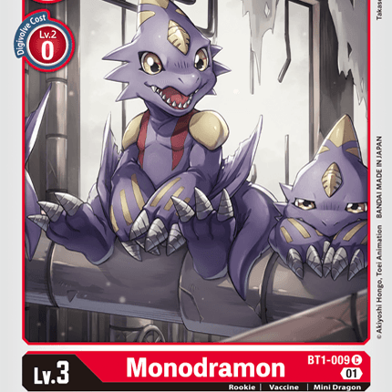 Monodramon [BT1-009] (Alternative Art) [Starter Deck: Gallantmon]
