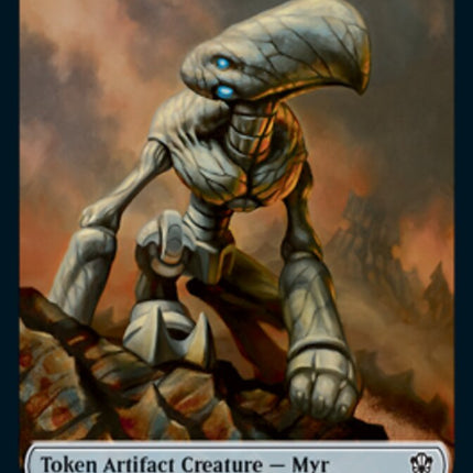 Myr // Treasure Token [Commander 2021 Tokens]