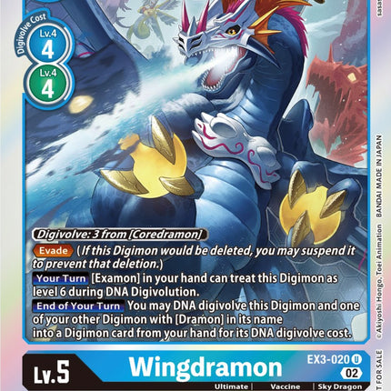 Wingdramon [EX3-020] (Alternate Art) [Draconic Roar]
