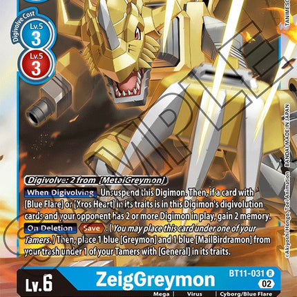 ZeigGreymon [BT11-031] [Dimensional Phase]