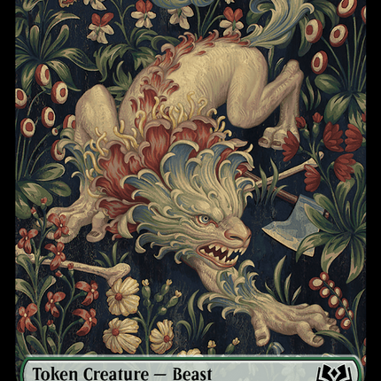 Beast // Food (0013) Double-Sided Token [Wilds of Eldraine Tokens]