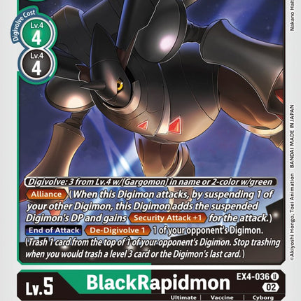 BlackRapidmon [EX4-036] [Alternative Being Booster]