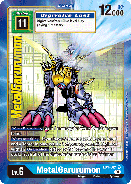 MetalGarurumon [EX1-021] (Alternate Art) [Classic Collection] – Dark Fox TCG