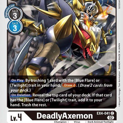 DeadlyAxemon [EX4-041] [Alternative Being Booster]