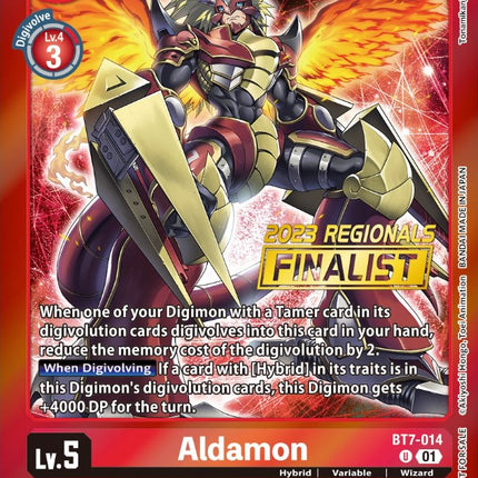 Aldamon [BT7-014] (2023 Regionals Finalist) [Next Adventure Promos]
