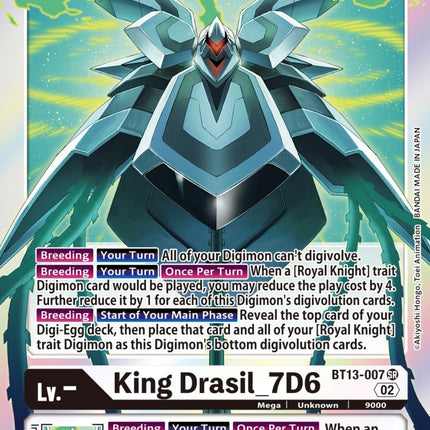King Drasil_7D6 [BT13-007] [Versus Royal Knights Booster]