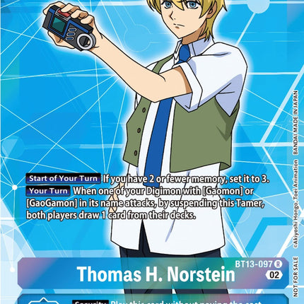 Thomas H. Norstein [BT13-097] (Box Topper) [Versus Royal Knights Booster]