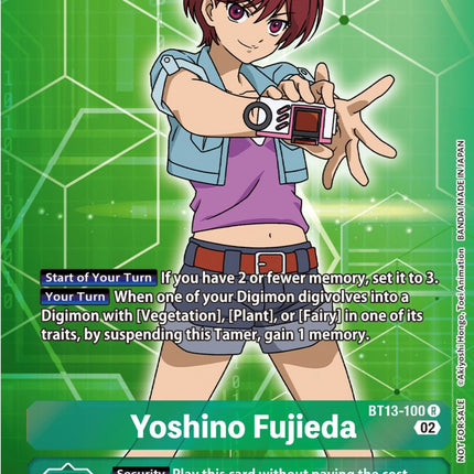 Yoshino Fujieda [BT13-100] (Box Topper) [Versus Royal Knights Booster]