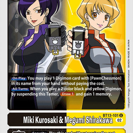 Miki Kurosaki & Megumi Shirakawa [BT13-101] [Versus Royal Knights Booster]