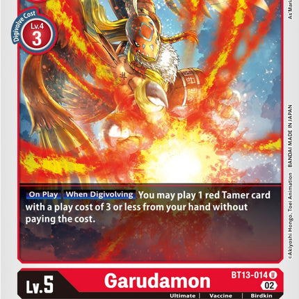 Garudamon [BT13-014] [Versus Royal Knights Booster]