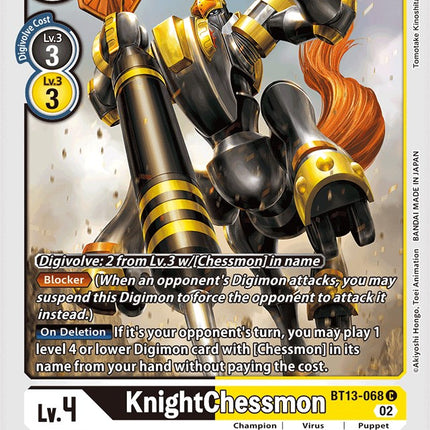KnightChessmon [BT13-068] [Versus Royal Knights Booster]