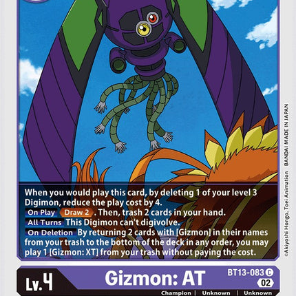 Gizmon: AT [BT13-083] [Versus Royal Knights Booster]