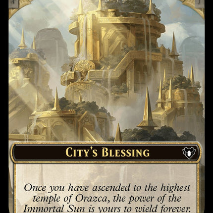 City's Blessing // Dragon Egg Double-Sided Token [Commander Masters Tokens]
