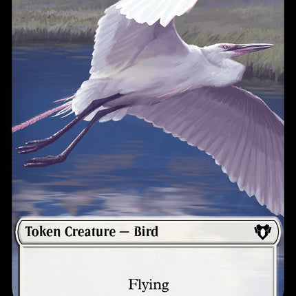 Bird // Dwarf Berserker Double-Sided Token [Commander Masters Tokens]