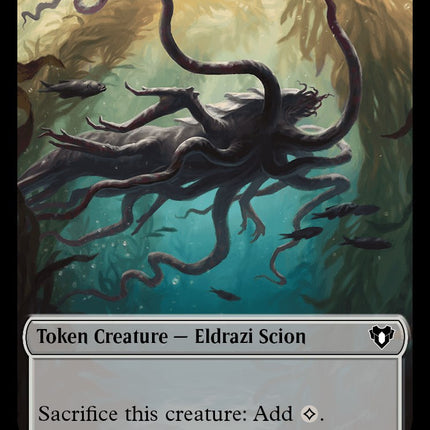Eldrazi Scion // Stoneforged Blade Double-Sided Token [Commander Masters Tokens]