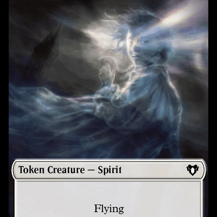 Spirit (0010) // Construct (0042) Double-Sided Token [Commander Masters Tokens]