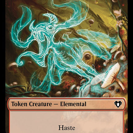 Elemental (0024) // Construct (0041) Double-Sided Token [Commander Masters Tokens]