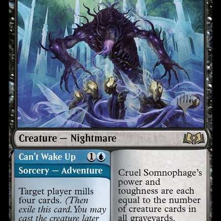 Cruel Somnophage // Can't Wake Up [Wilds of Eldraine Promos]