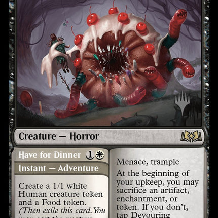 Devouring Sugarmaw // Have for Dinner [Wilds of Eldraine Promos]