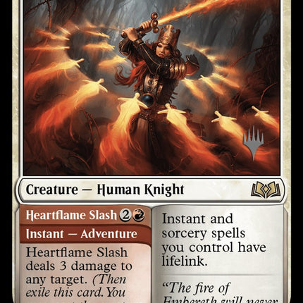 Heartflame Duelist // Heartflame Slash [Wilds of Eldraine Promos]
