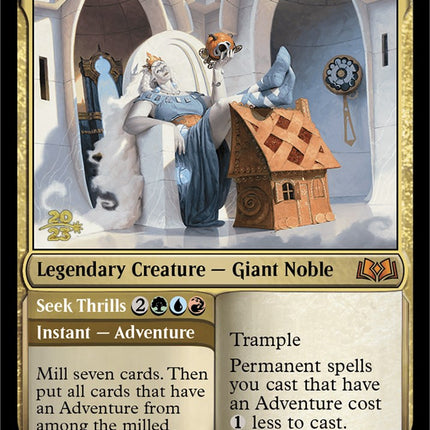 Beluna Grandsquall // Seek Thrills [Wilds of Eldraine Promos]