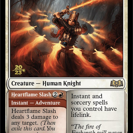 Heartflame Duelist // Heartflame Slash [Wilds of Eldraine Promos]