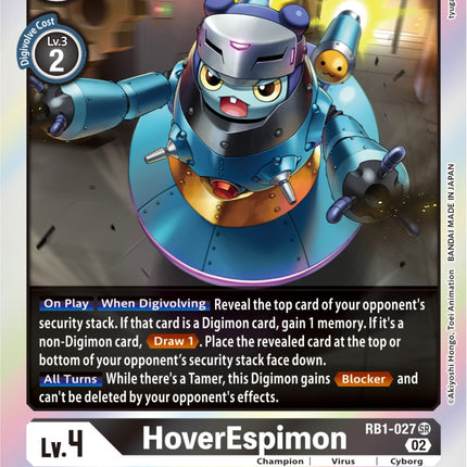 HoverEspimon [RB1-027] (Textured) [Resurgence Booster]