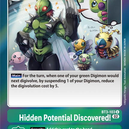 Hidden Potential Discovered! [BT3-103] [Resurgence Booster]