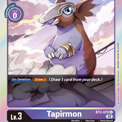 Tapirmon [BT2-070] (Resurgence Booster Reprint) [Resurgence Booster]