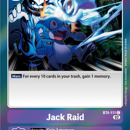 Jack Raid [BT4-111] (Resurgence Booster Reprint) [Resurgence Booster]