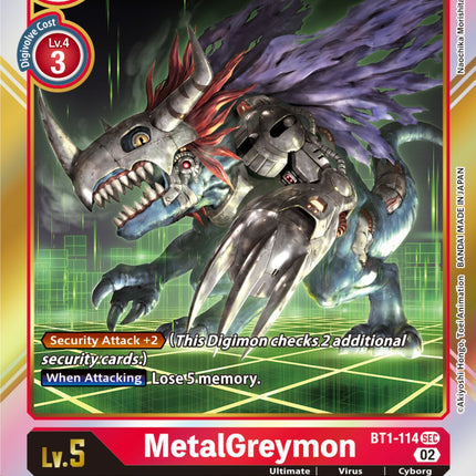 MetalGreymon [BT1-114] (Resurgence Booster Reprint) [Resurgence Booster]