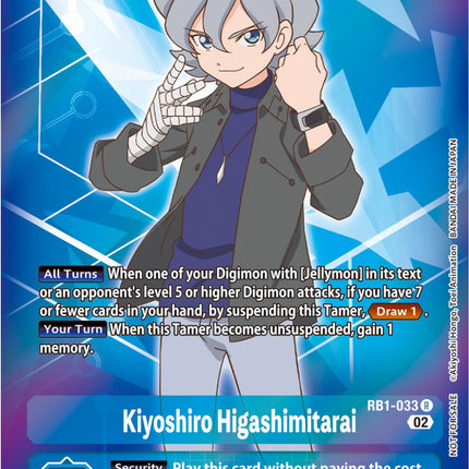 Kiyoshiro Higashimitarai [RB1-033] (Box Topper) [Resurgence Booster]