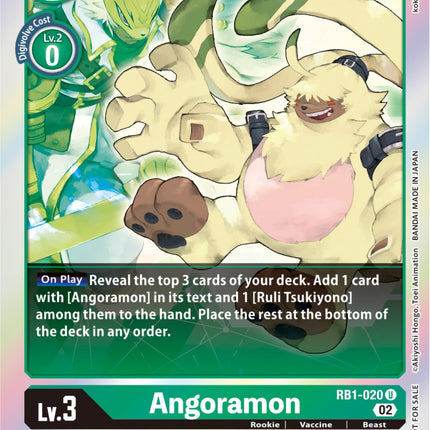 Angoramon [RB1-020] (Box Topper) [Resurgence Booster]