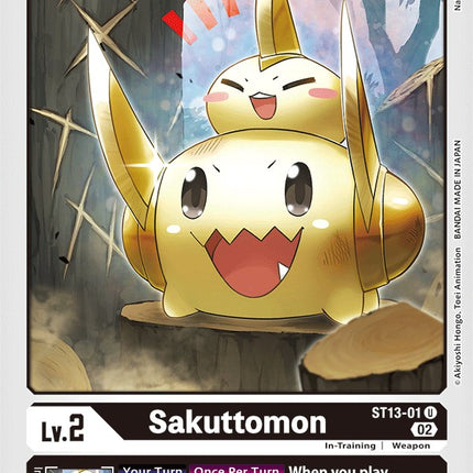 Sakuttomon [ST13-01] [Starter Deck: Ragnaloardmon]