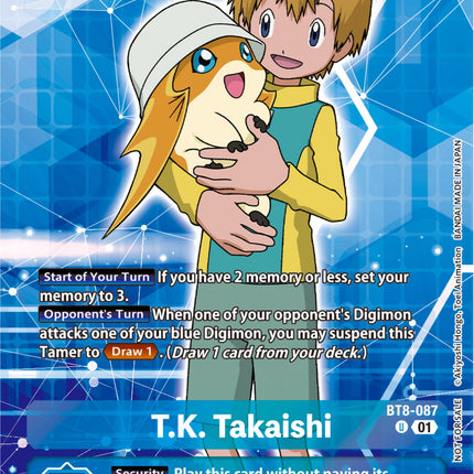 T.K. Takaishi [BT8-087] (Tamer Party Pack -The Beginning-) [New Awakening]