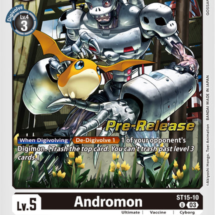 Andromon [ST15-10] [Starter Deck: Dragon of Courage Pre-Release Cards]
